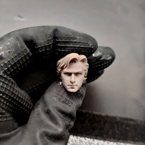 Blank Hot 1/12 Scale Young Professor X Head Sculpt Unpainted Fit 6" ML Figure