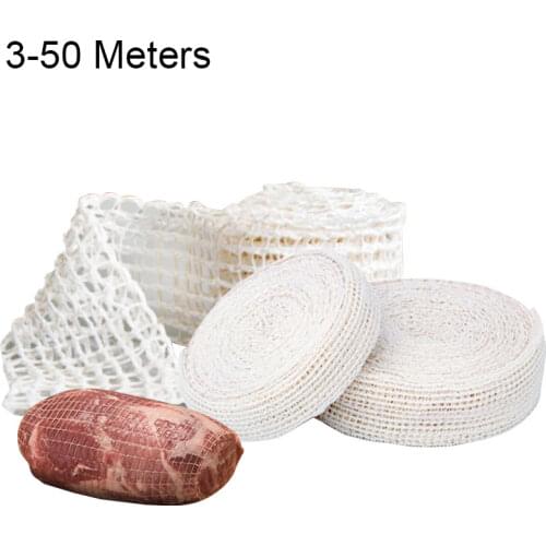 3 Meter Cotton Sausage Net for Meat Cooking Butchers String Sausage Roll Net Hot Dog Net Sausage Packaging Tools Wholesale
