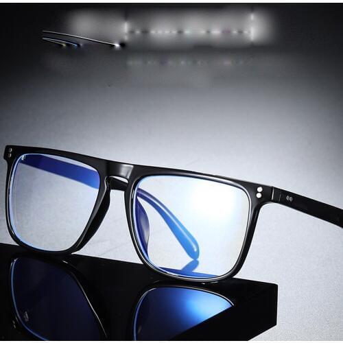 Custom Made Optical Prescription Glasses Photochromic Classic Large Tr90 Square Retro Fashion Frame Myopia Short Sight reading