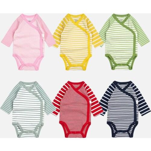 2021 Newborn Baby Clothes For Girls Spring And Autumn Cotton Bodysuit 0-12m Long Sleeve Climbing Jumpsuit Twins Boy Home Pajamas