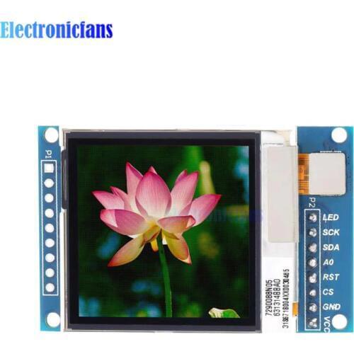 1.6" inch TFT IPS LCD 1.6 Inch 130*130 OLED Transflective Display Module LCD Display DIY SPI Serial Port Communicate for Arduino