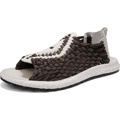 Male breathabl slippers new mesh Casual sandals sneakers beach sport sandalias Sneakers breathable mujer summer Breathable 2020