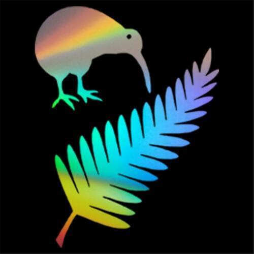 KIWI BIRD AND NEW ZEALAND FERN CAR WALL HOME WINDOW GLASS DECAL STICKER