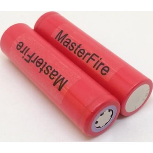 MasterFire 2pcs/lot Genuine Sanyo 18650 3.7V 2600mAh UR18650ZY Rechargeable Battery Lithium Batteries Cell For Flashlights Torch