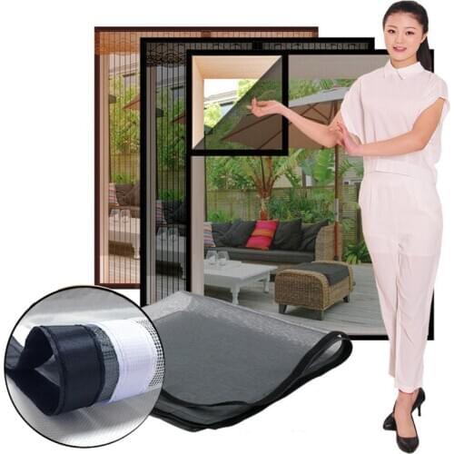 Inset Window Screen Mesh, Air Tulle Adjustable Summer Invisible Anti-Mosquito net Fiberglass Removable Washable Customize Screen