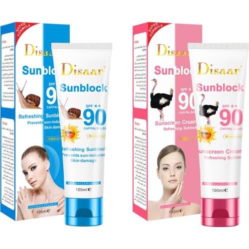 SNOW LADY DISAAR Natural SPF 90++ Effective Sunblock Cream Waterproof Radiation Best Sunscreen Sunblock Lightening Moisturizer