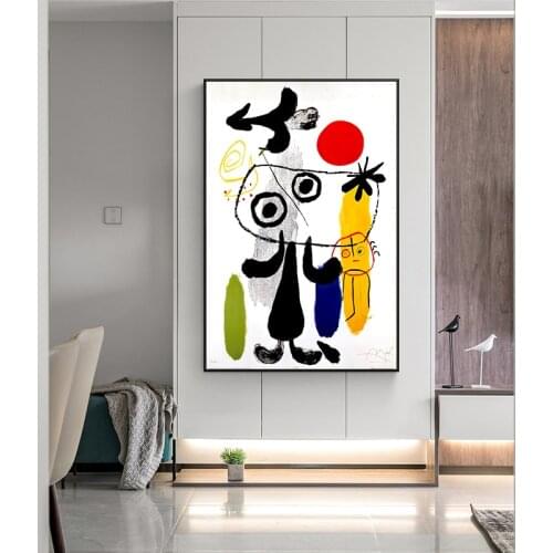 Modern Figure Abstract Geometric Canvas Painting Contemporary Art Poster Print Faces Wall Art Picture for Living Room Home Decor