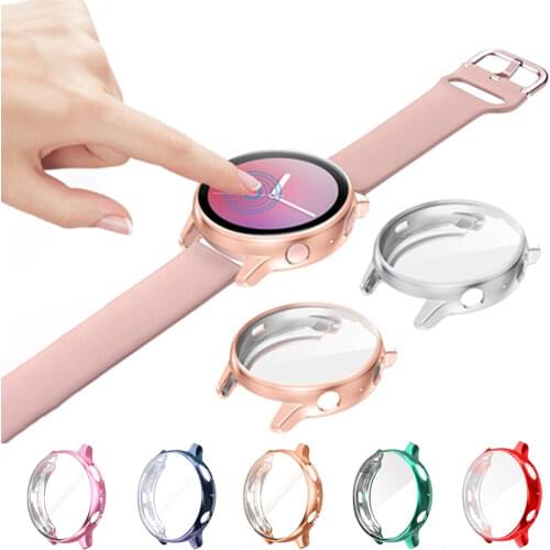 TPU Case Screen Protector For Samsung Galaxy Watch Active 2 40 44mm soft silicone full-screen protective replacement accessories