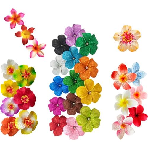 1pcs flowers wedding Christmas Hawaii Summer party DIY decorations Artificial flowers Hula girls favor hair decoration flower