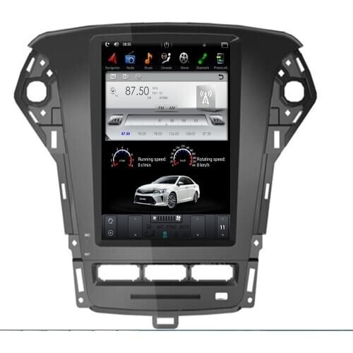 10.4" Tesla Android 9.0 Fit FORD Mondeo 2007-2012 Car DVD Player Navigation GPS Radio