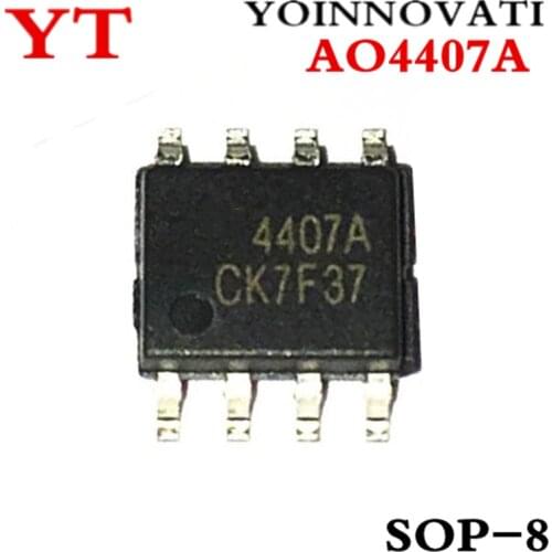 100pcs/lot AO4407A 4407A AO4407 SOP8 IC Best quality