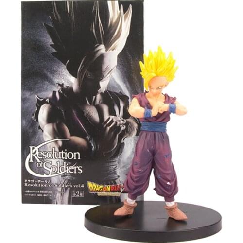 15cm Dragon Ball Z DBZ Anime Son Gohan Resolution Solders PVC Action Figure Cartoon Model Toy Kids Gift Decoration Brinquedos