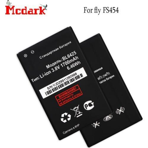 1700mAh BL6425 Battery For Fly FS454 Batterie Bateria Accumulator AKKU PIL