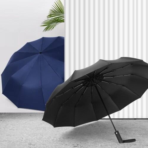2021 New Automatic Folding Umbrella, One Hand Operation, Sun Protection, Rain And Ultraviolet Protection, Essential For Men