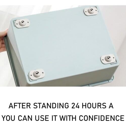 4pcs Self-Adhesive Universal Pulley Rotating Casters Mini Swivel Casters Wheels for Furniture Storage Box Roller Cabinet Trash