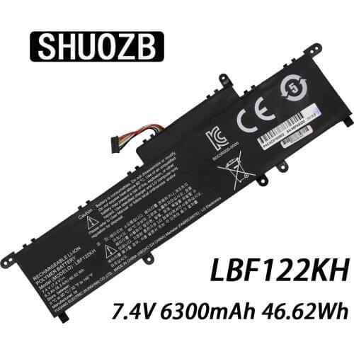 New LBF122KH Laptop Battery For LG Xnote P210 P220 P330 Series Tablet Notebook Batteries 7.4V 6300mAh 46.62Wh Free Shipping