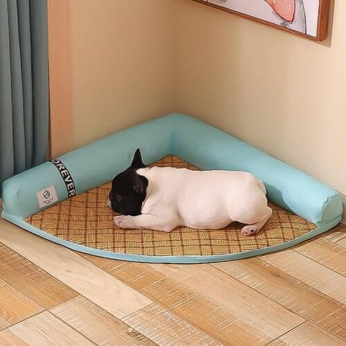 Summer Pet Bed Dog Cat Cooling Mat Mattress Detachable and Washable Summer Cool Nest Puppy Cushion Cat Mat Bed Pet Products