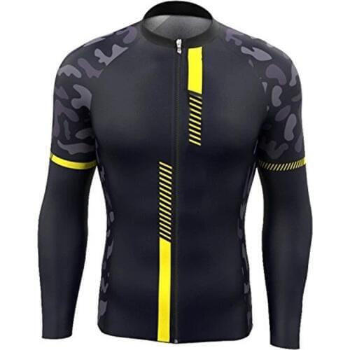 Men Long Sleeve Cycling Jersey Bicycle Bike Clothing MTB Bib Sports Shirt Team Pro Motocross Mountain Road Tight Top Jacket 2021