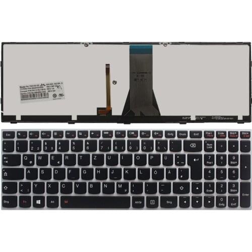 NEW German keyboard FOR LENOVO Z50-70 Z50-70A Z50-75 Z50-80E Z51-70 Z51-70A GR laptop KEYBOARD Backlit silver