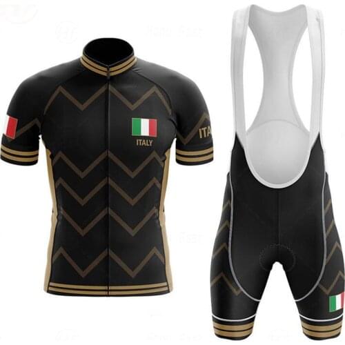 2022 New New Italy Go TEAM Cycling Jersey Sets Men Summer Short Sleeve Quick-dry Cycling Clothing MTB Bike Suit Ropa Cicli