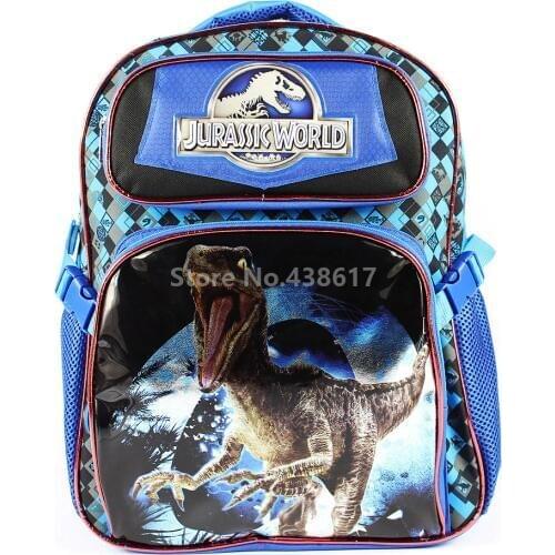 New Fashion Jurassic World Dinosaur School Bags for Boys Children Primary School Kids Cartoon Backpack Bag Schoolbag