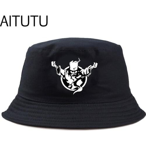 Thunderdome Bucket Hats men Women print Fisherman Hat Korean Style cool Climbing Outdoor Sunscreen Bucket Hat boys girls sun cap
