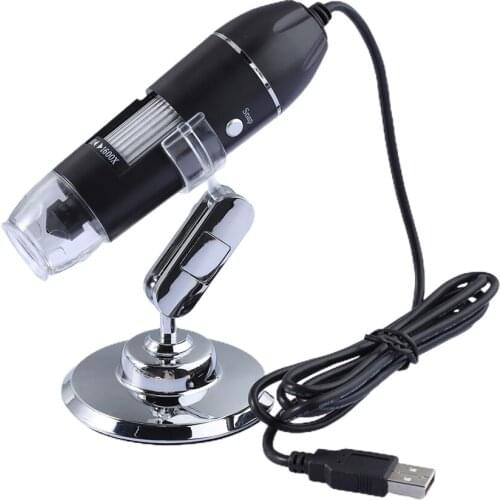 Handheld Portable Digital Microscope 1600X 1000X 500X USB 3 In 1 Type-C Micro USB Interface Electron Microscopes
