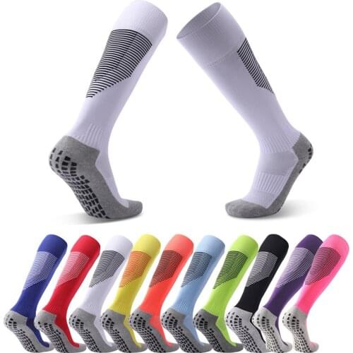 Professional Football Sports Socks Knee-High Non-slip Breathable Long stocking Soccer Compression Circulation Basketball Socks