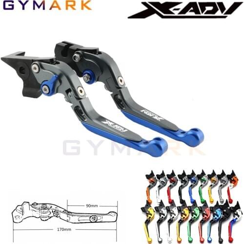 2018 high quality brake and clutch levers with X-ADV logo for Honda XADV 750 X ADV-750, 2017-2018 motorcycle brakes
