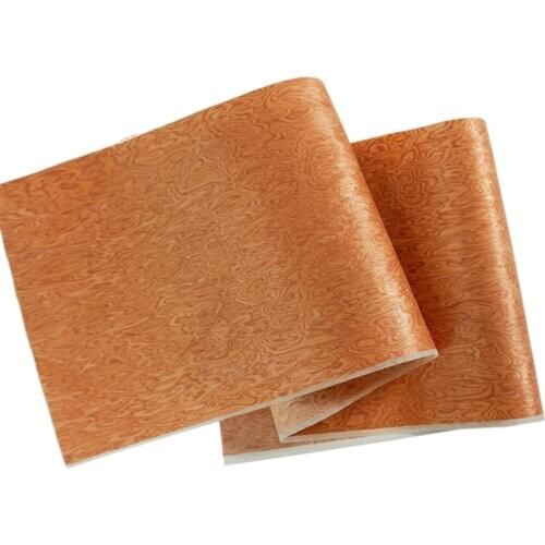 Technical Wood Veneer Swirl Engineering Veneer E.V. Blister Variegated Burl Veneer Tissue Backing Cat Eyes