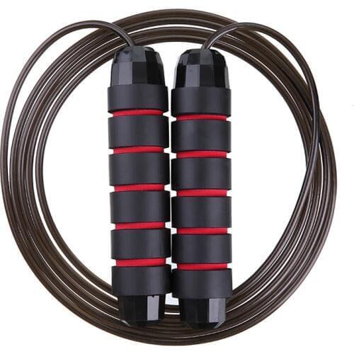 Tangle-Free Speed Skipping Rope with Ball Bearing EVA Non-slip Foam Handle Adjustable Jump Ropes Gym Fitness Exercise Equipment