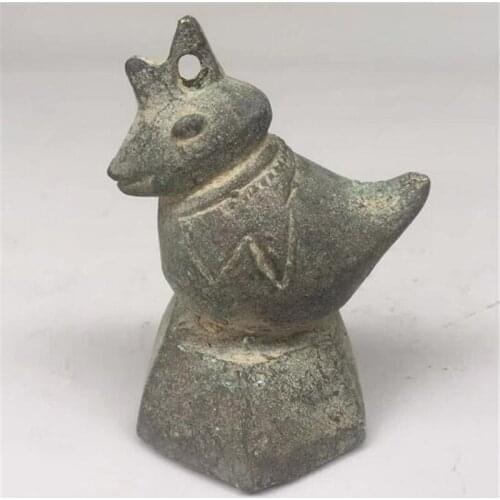 Antique Bird Shape Old Copper Weight Collection Miscellaneous Official Scales Pure Copper Scales Home Decoration Copper Pendant