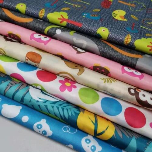 Waterproof poly fabric Transparent coating fabric table cloth decoration booth background Oxford cloth