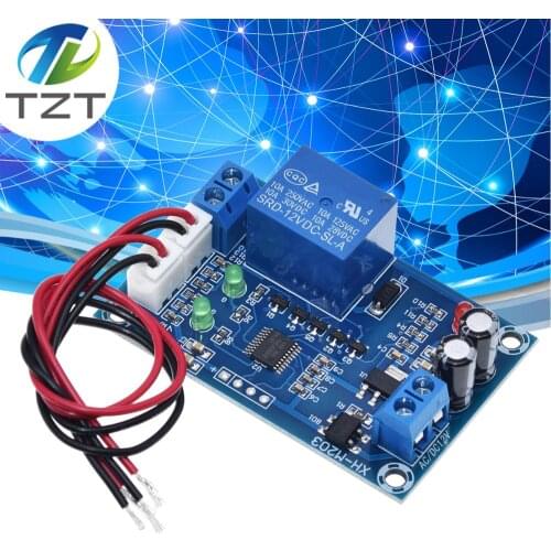XH-M203 Full Automatic Water Level Controller Pump Switch Module AC/DC 12V Relay
