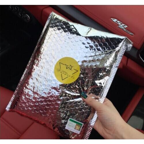 20pcs/lot Large Small silver Aluminum bubble bag bubble poly mailer padded envelopes bags mailing bubble envelopes Package bag