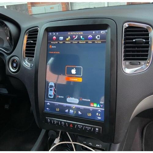 Android 9.0 Tesla style Vertical screen Car GPS Navigation For Dodge durango 2011-2019 Stereo Multimedia Player Radio Stereo GPS