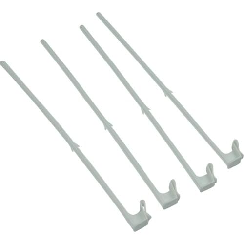 Free shipping 100pcs/lot 43cm Clip-on plastic flagpole polyester flag Truck Window car flag pole