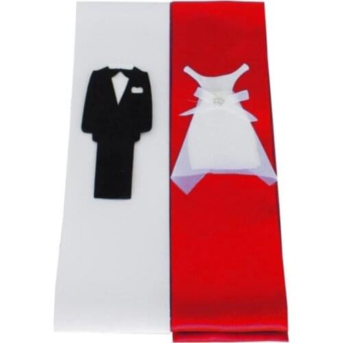 CeyyizGelin Groom Figured Satin Jewelry Ribbons Belt 2 Pcs wedding bride mariage хна henna