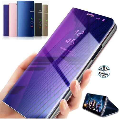 Clear View Smart Mirror Flip Case For VIVO IQOO Y17 Y15 Y97 Y95 Y91 NEX V15 X23 X21S X20 Y85 Y83 Protective Cover Stand Shell