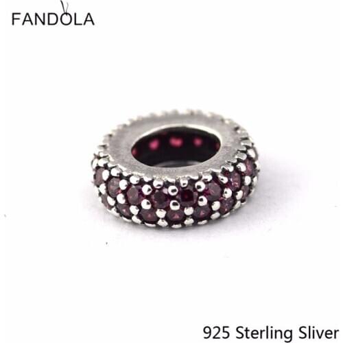 CKK Inspiration Within, Red Original Charms 925 Sterling Silver Beads Original Jewelry Making Fits For Bracelets