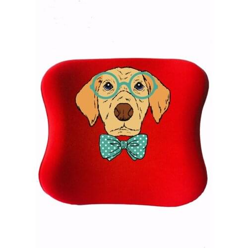 Custog Memory Foam Kids-Young Visco Waist Support Back Pillow For Study Chair Orthopedic Health Care Pad Dog