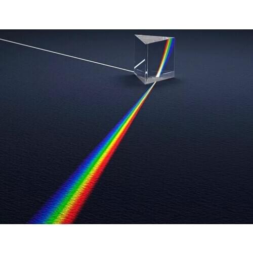 Kids Physics Science Toys Glass Reflecting Triangular Color Prism Learning Educational Toys for Children Teaching Light Spectrum