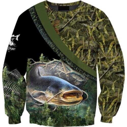 Cool Catfish Fishing 3D Printing Unisex Ultra-Dalian Hoodie Sweatshirt Zipper Pullover Casual Sportswear Sudadera Hombre-03
