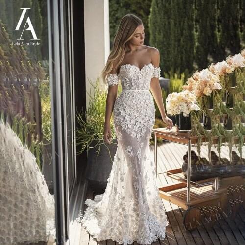 Lela Acra Mermaid Silhouette Wedding Dresses