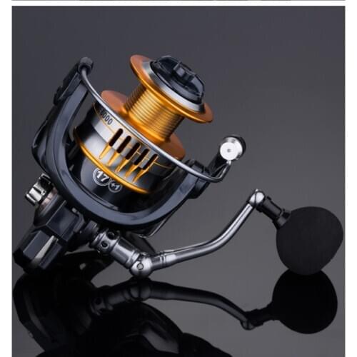Lieyuwang 1000-7000 carrete de metal que gira el carrete de pesca de gran mar Jigging trolling tiro largo casting carp