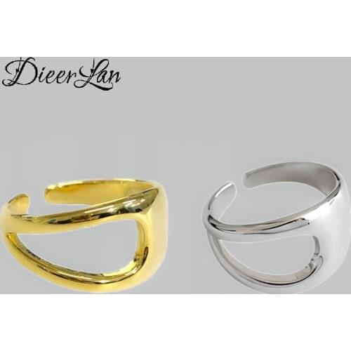 Fashion Silver Color Circle Rings For Women Engagement Statement Finger Rings anillos mujer