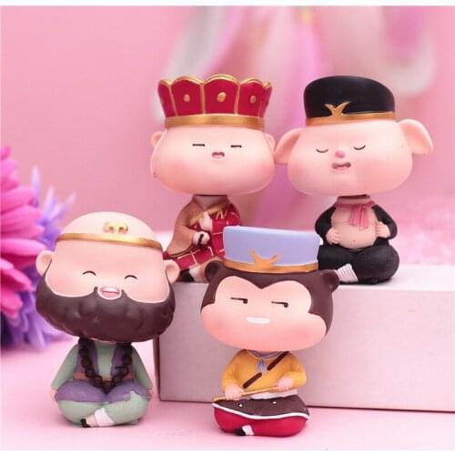 New Chinese style Journey To The West Sun Wukong Car Decoration Birthday Cake Baking Mini room Decoration Gift