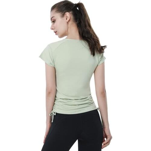 Zipper Drawstring Sports Bra T-shirt Fitness Bra Solid Sujetador Deportivo Quick-drying Running Sports Bras For Fitness Yoga