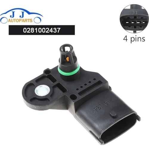 YAOPEI 0281002437 NEW MAP Sensor For Alfa Romeo Fiat Lancia Iveco 73503657, 504088431, 504245257, 55219298, 0 281 002 437