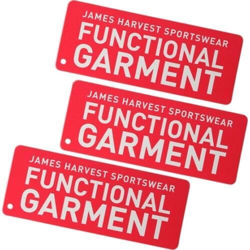 Custom print glossy lamination paper hang tag price label